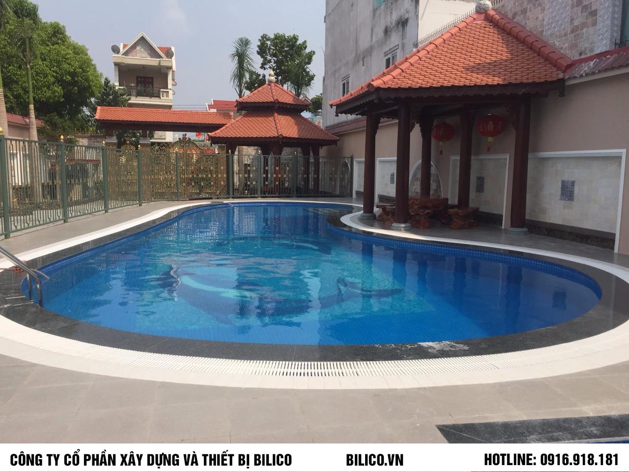 bể bơi gia đình anh Dũng