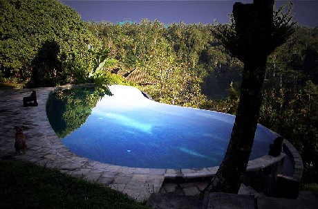 bể bơi vô cực Ubud Hanging Gardens