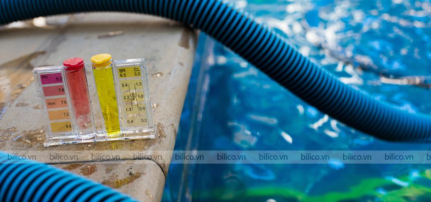 Hình ảnh bộ test Procopi kiểm tra chất lượng nước bể bơi