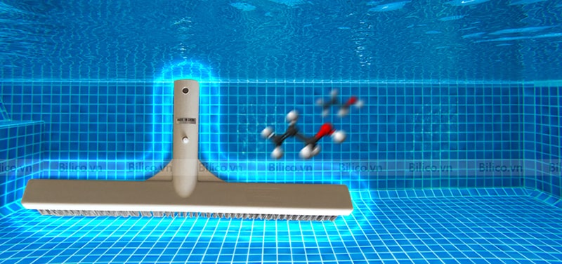 Chổi cọ vệ sinh bể bơi Emaux từ chất liệu nhựa tổng hợp