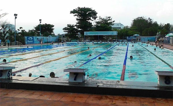 Cơ sở vật chất hồ bơi Phú Thọ