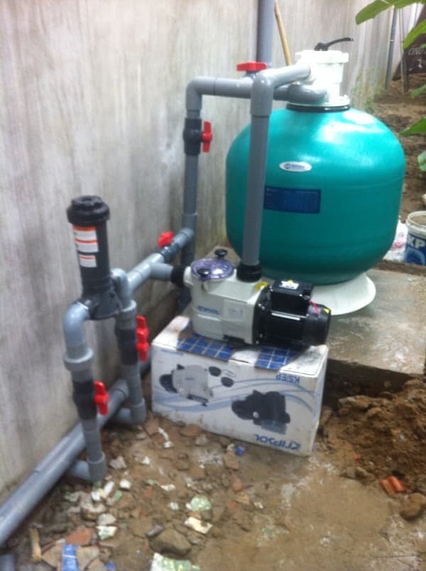 cong-trinh-be-boi-anh-phuoc-rach-gia-4-min Máy bơm bể bơi Kripsol KSE 150 được sử dụng trong công trình cải tạo bể bơi gia đình anh Phước