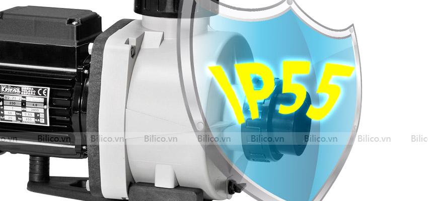 Vỏ máy bơm bể bơi Kripsol KNG đạt tiêu chuẩn chống nước IP55