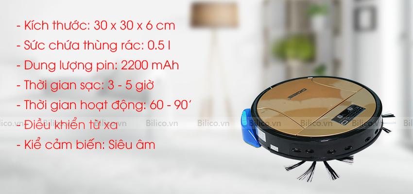Thông số robot lau sàn nhà 350