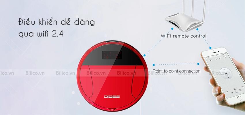 robot lau sàn nhà 360 điều khiển dễ dàng