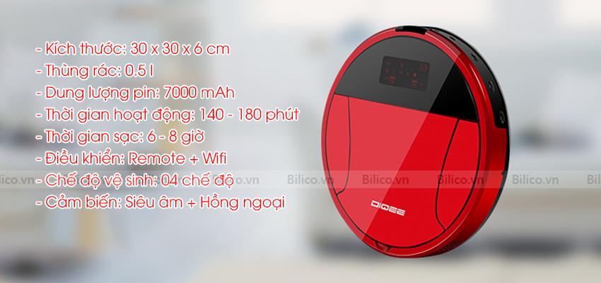 Thông số robot lau sàn nhà 360