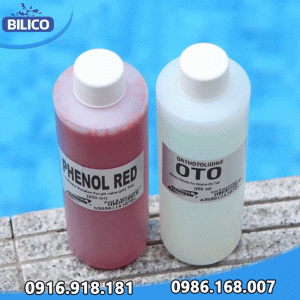 Bộ dung dịch test nước bể bơi Phenol và Oto