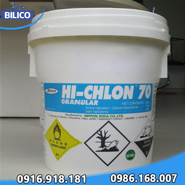 Hóa chất Chlorine Nippon 70% Nhật Bản
