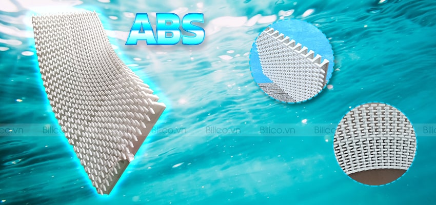 thanh thoát tràn bể bơi răng cưa 1 chấu từ nhựa PP hoặc ABS