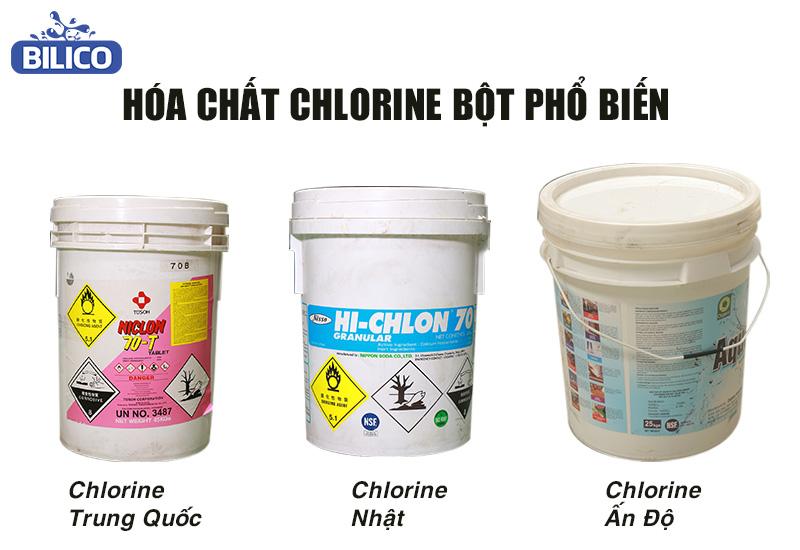 hóa chất chlorine bột 70%