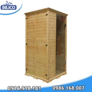 Phòng xông hơi khô đóng sẵn gỗ thông Mỹ 3.6kW