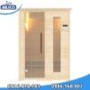 phòng xông hơi khô đóng sẵn gỗ thông mỹ 6kw
