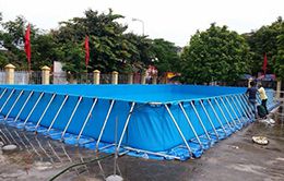 bể bơi bạt kích thước 6.6 x 15.6 (m)