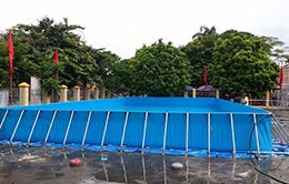 bể bơi bạt kích thước 8.1 x 21.6 (m)