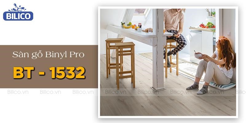 Sàn gỗ Binyl Pro 12mm BT1532 - 4