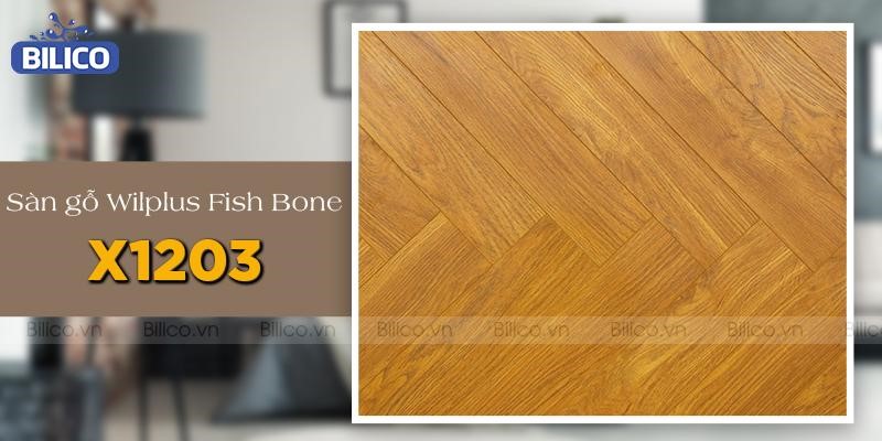 Sàn gỗ công nghiệp Wilplus Fish Bone X1203 - 4