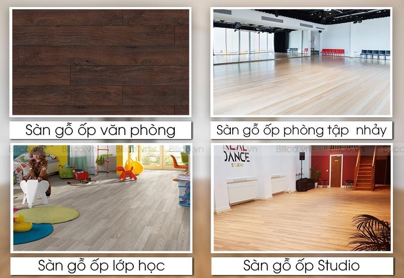 ứng dụng sàn gỗ Binyl Narrow – 12mm BN8157