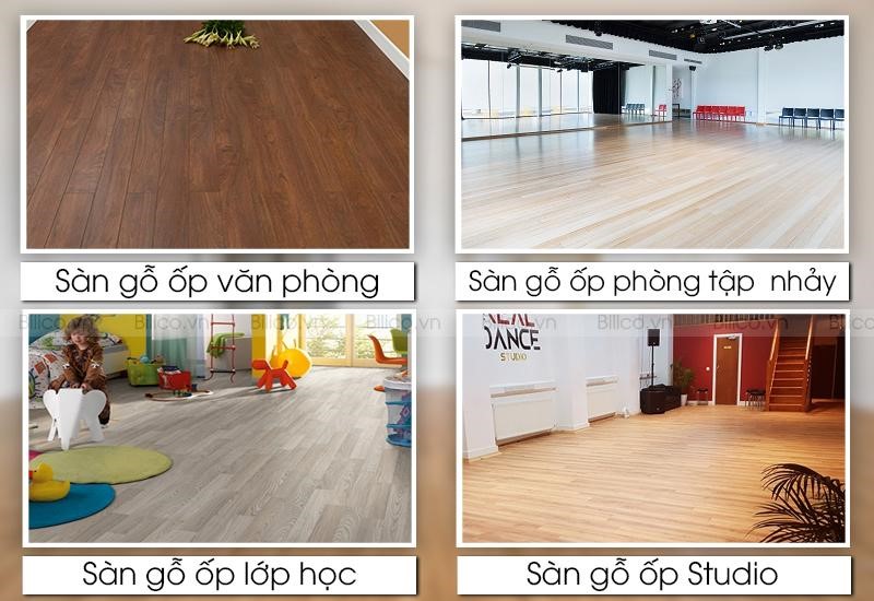 ứng dụng sàn gỗ Binyl Narrow – 12mm BN8459