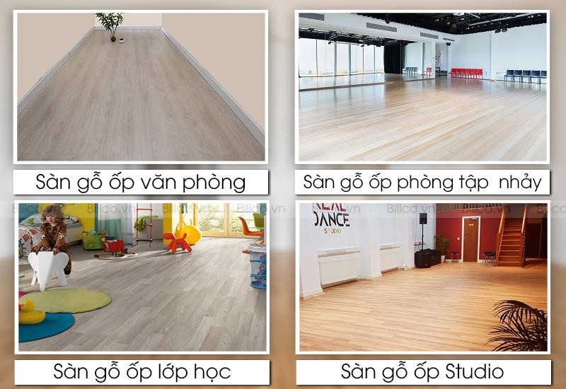 ứng dụng sàn gỗ Fortune 8mm Aqua 801