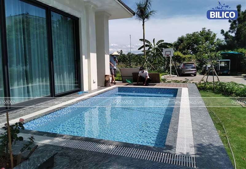 Bể bơi gia đình nhà anh Nam - Huyện Hoàng Sa, Đà Nẵng