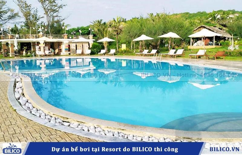 Các dự án bể bơi tại Resort do BILICO thi công - 2