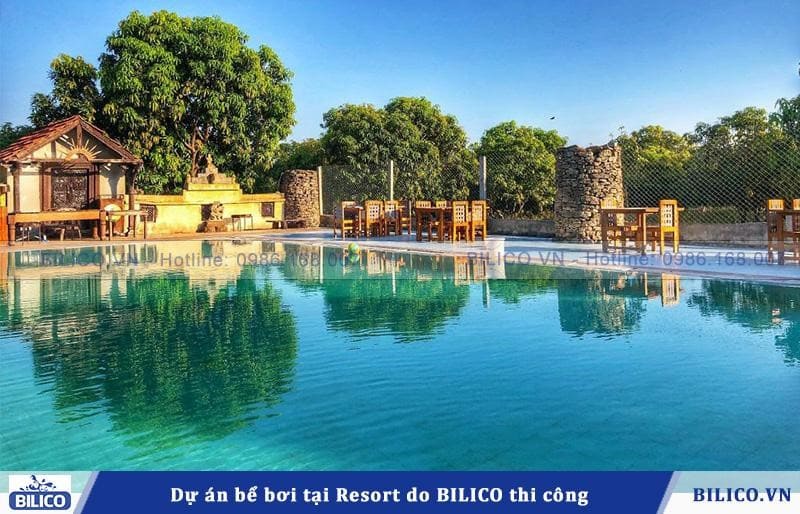 Các dự án bể bơi tại Resort do BILICO thi công - 3