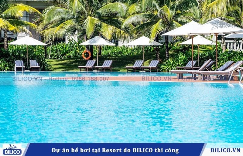 Các dự án bể bơi tại Resort do BILICO thi công - 8