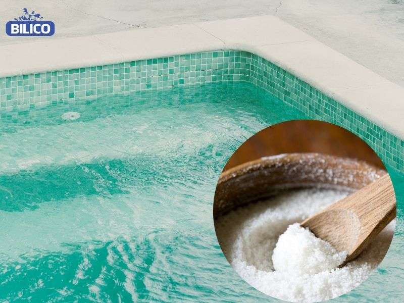 Ứng dụng muối tinh sấy trong xử lý nước bể bơi