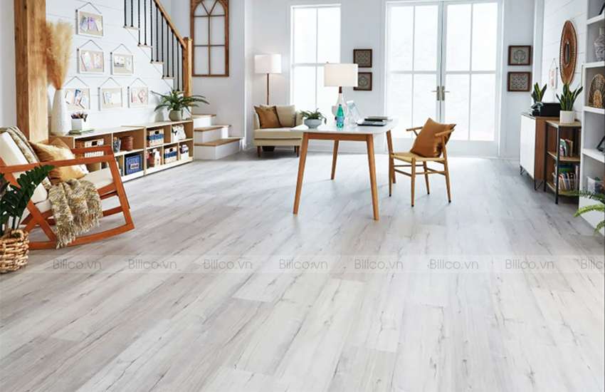ứng dụng sàn nhựa hèm khóa SPC BD2310