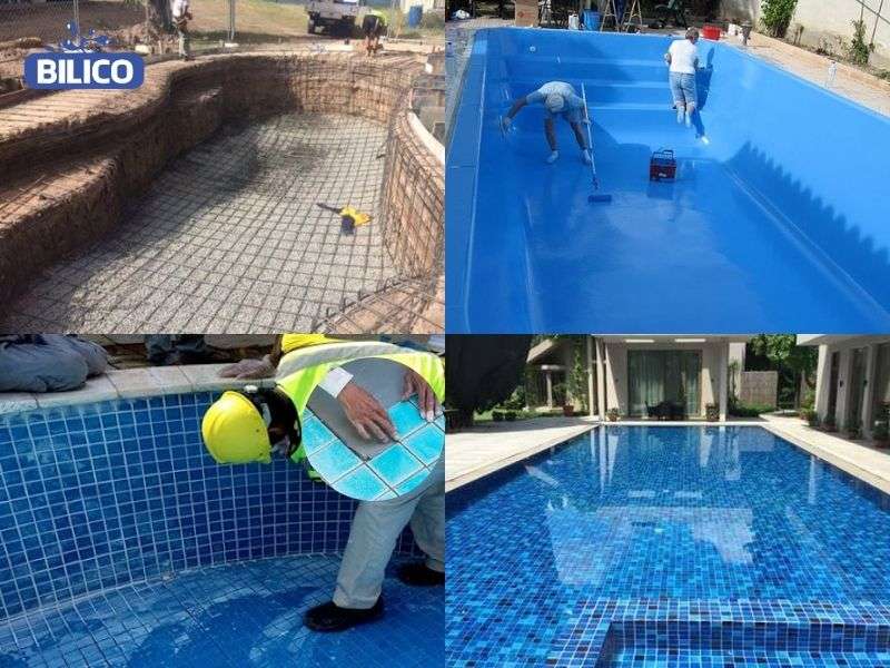 Các bước cơ bản để làm hồ bơi mini tại nhà