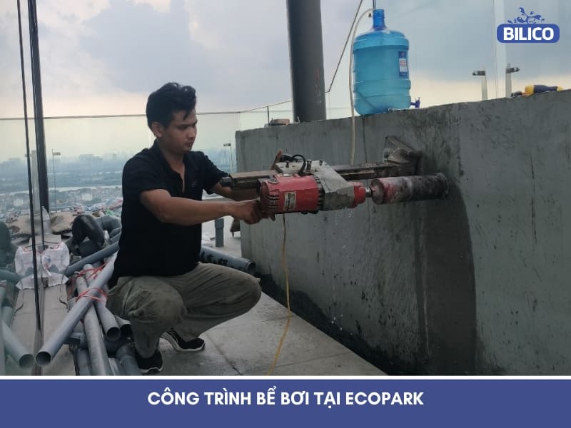 Công trình bể bơi tại Ecopark