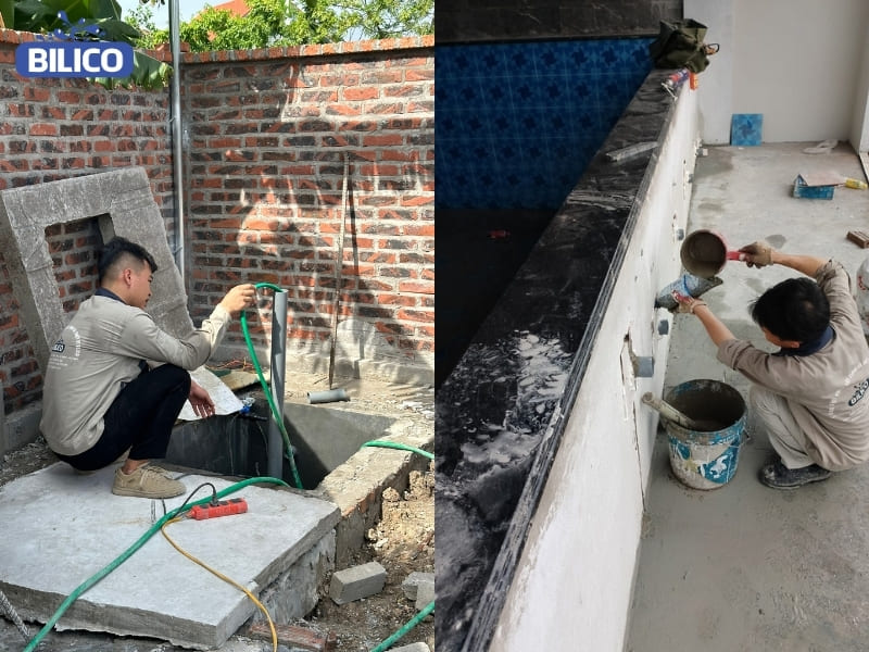 Sửa chữa hồ bơi