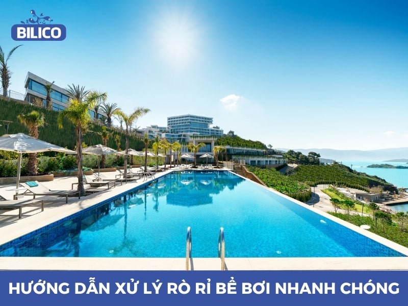 Xử lý rò rỉ bể bơi