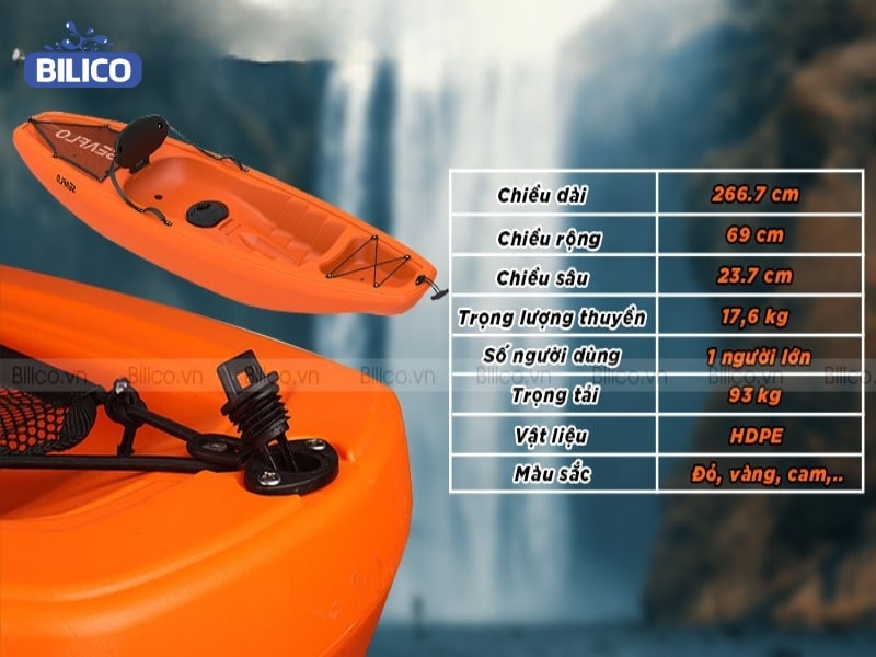 Giá thuyền Kayak nhựa