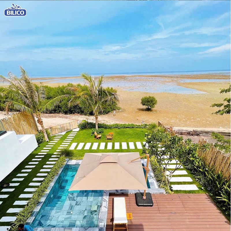 Hình ảnh bể bơi biệt thự ven biển nhà chị Thu, Nha Trang 02 Hình ảnh bể bơi biệt thự ven biển nhà chị Thu, Nha Trang 02