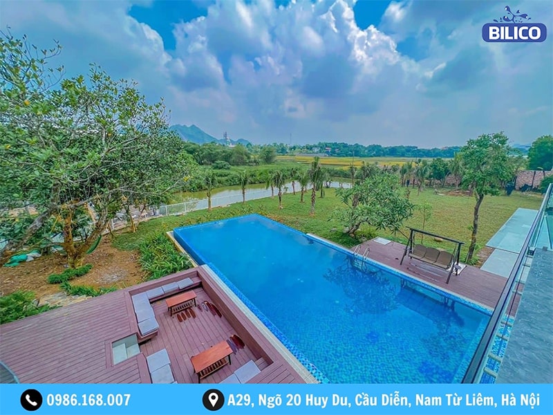 Bể bơi gia đình chị Hà, Bắc Giang Bể bơi gia đình chị Hà, Bắc Giang