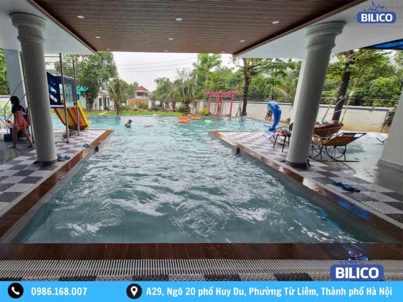 Bilico thi công hoàn thiện cho bể bơi homestay tại Vĩnh Phúc Bilico thi công hoàn thiện cho bể bơi homestay tại Vĩnh Phúc