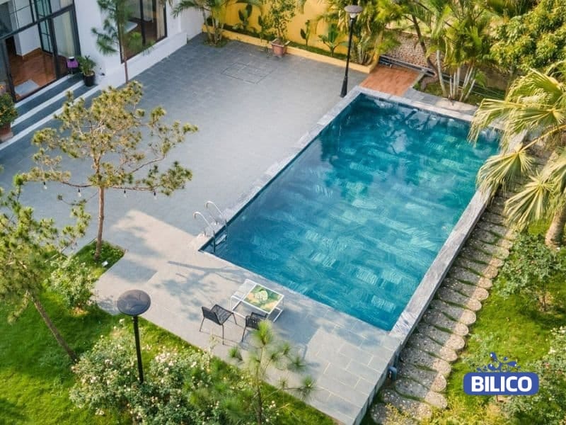 Công trình bể bơi gia đình Anh Hà, Gia Lai Công trình bể bơi gia đình Anh Hà, Gia Lai