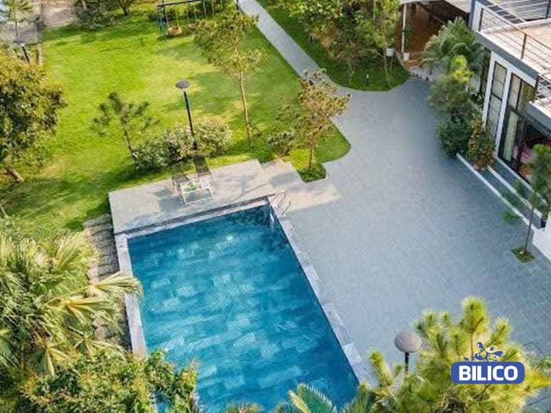 Hình ảnh công trình bể bơi gia đình Anh Hà, Gia Lai Hình ảnh công trình bể bơi gia đình Anh Hà, Gia Lai