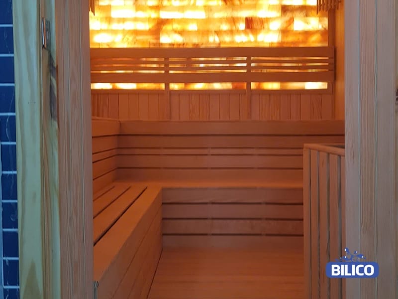 Công trình phòng xông hơi đá muối cho Spa chị Mây