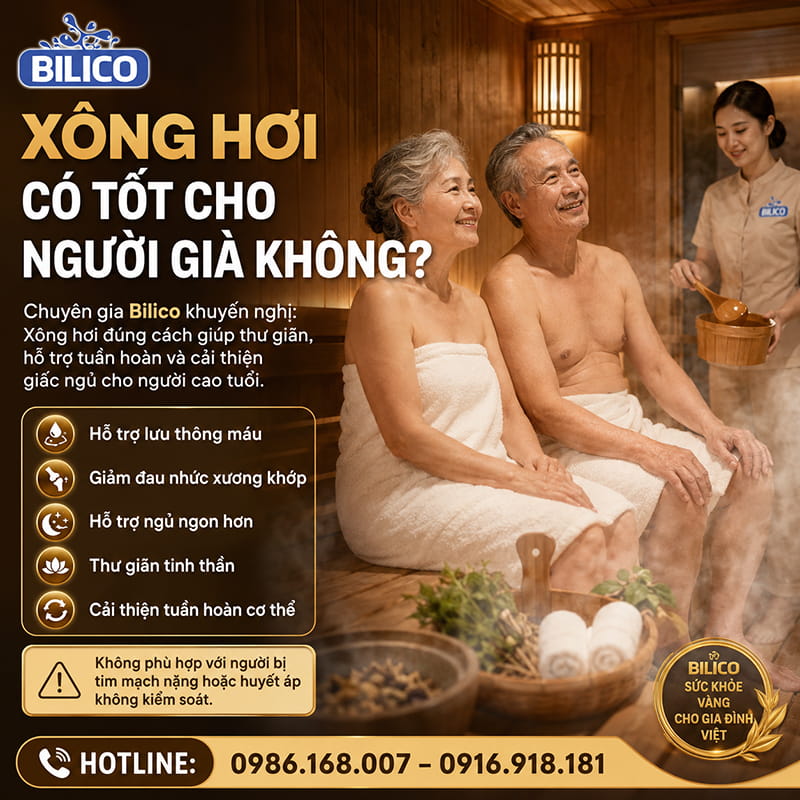 Xông hơi có tốt cho người già không?