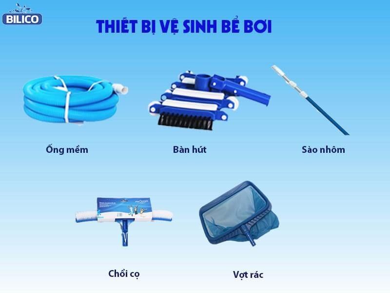 Thiết bị vệ sinh bể bơi