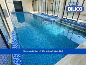 Clo trong bể bơi có độc không