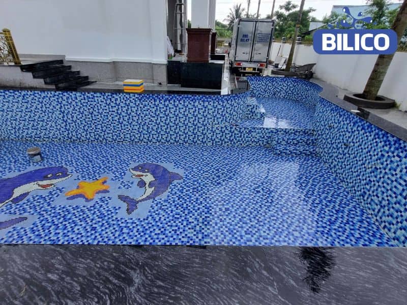 Dự án thi công và lắp đặt thiết bị bể bơi cho anh Hưng tại Hải Phòng