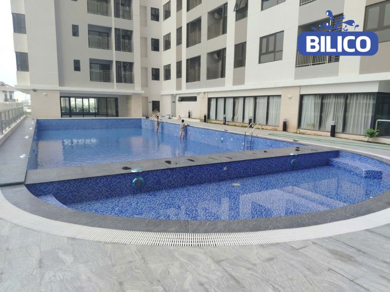 Dự án thi công và lắp đặt thiết bị bể bơi cho chị Ninh tại Phường Hoàn Kiếm