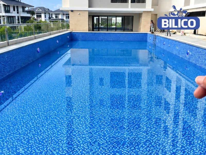 Dự án thi công và lắp đặt thiết bị bể bơi cho chị Ninh tại Phường Hoàn Kiếm