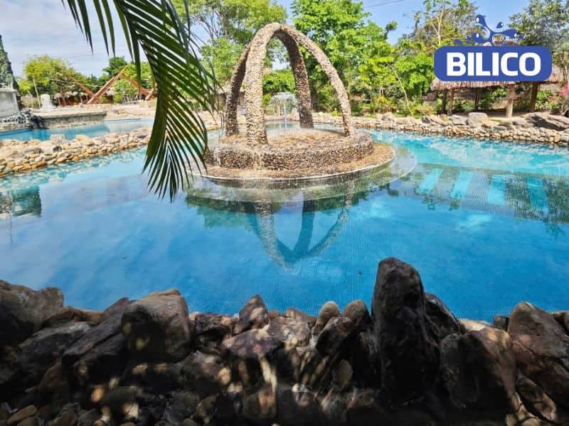Dự án thi công và lắp đặt thiết bị bể bơi resort cho chị Hương tại Ba Vì