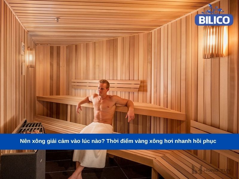 Nên xông giải cảm vào lúc nào