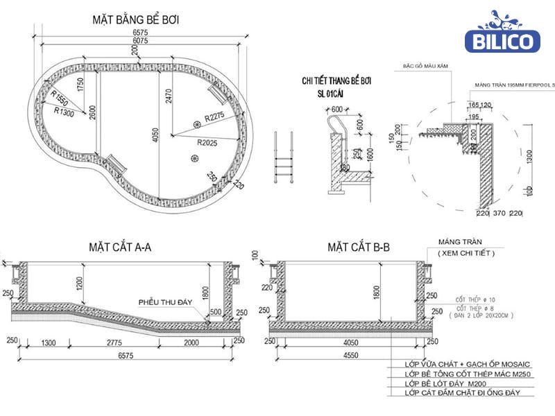 thuyết minh biện pháp thi công bể bơi