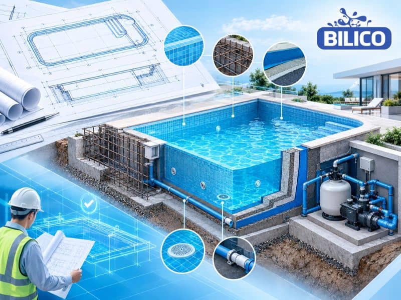 thuyết minh biện pháp thi công bể bơi